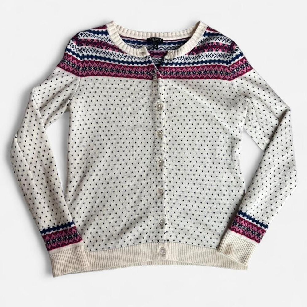 Talbots Women's multi Cardigan